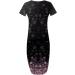 Gufesf Women's Maxi Dress 2023 - Summer Casual Sundress with Pockets | Hawaiian Beach Style | Short Sleeve, Long Length | Purple Large - Buy Online on GoSupps.com