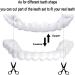 Wttfc 2 Pairs Dentures Temporary Denture Cosmetic Denture Temporary Dentures for Upper and Lower Jaw for Men and Women with Box - Buy Online on GoSupps.com