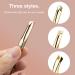 3Pcs Professional Stainless Steel Eyebrow Tweezers Set for Women Men - Buy Online on GoSupps.com