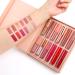 BAISEN DIARY 12 Colors Velvet Matte Liquid Lipstick Gift Set - Long-Lasting & Non-Stick Cup - Shimmer Nude Lip Gloss Set A - Buy Online on GoSupps.com
