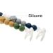Leo Tube Pacifier Clip Holder 2-Pack for Boys and Girls - Fits Most Pacifier Binkie Styles & Baby Teethers - Green+Gray - Buy Online on GoSupps.com
