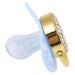 Bling Baby Pacifier with Clips - Soft Silicone BPA Free for 6-18 Months - Blue | Safe & Stylish Infant Soothers - Buy Online on GoSupps.com