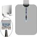SDlumeiy Fogless Shower Mirror  Includes 1 Adhesive Hooks 1Shaver Hook Frameless Shower Mirror  Anti-Fog Shower Mirror Shaving Wall Hanging Mirror(9.8x7.1inch) - Buy Online on GoSupps.com