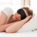 Shop White Elephant Print Unisex Sleep Eye Mask | Soft Comfort Eye Shade for Travel Yoga & Shift Work - Buy Online on GoSupps.com