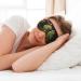 Buy Couple Parrots Olive Print Unisex Sleep Eye Mask | Soft Comfort Eye Shade Cover for Travel Yoga & Shift Work - Buy Online on GoSupps.com