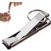 Folding Nail Cutter - Portable Nail Cutters Thick Nails Jaw Opening Cutter with File Ultra Slim Folding Safety Lock | Stainless Steel Nail Clippers Portable Nail Clipper with Nail Files Keychain - Buy Online on GoSupps.com