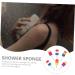 FRCOLOR 12 Pcs Bath Flower Shower Pouf & Scrubber Set - Soft Body Skin Exfoliating Bath Sponge - Ideal for Relaxing Bath Experience - Ships Internationally - Buy Online on GoSupps.com
