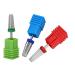 3PC Safety Nail Drill Set - Professional Polishing Tools for Acrylic & Gel Nails | Medium-Fine Coarse Bits (Silver) - Ideal for Nail Art & Care - Buy Online on GoSupps.com