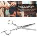 Hairdressing Shears with Antique Decoration Professional Hair Cutting Thining Scissors Salon Barber Hairdressing Shear(Thinning Shears-Silver) - Buy Online on GoSupps.com