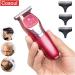 Buy Mini Portable Electric Hair Trimmer | Compact Bald Head Clipper & Shaver - Fashion Red - Buy Online on GoSupps.com