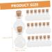 Zerodeko 20Pcs drifting bottle medicine storage bottle wish bottle Wishing bottle glass jar empty glass bottle display bottle storage rack specimen collection bottle - Buy Online on GoSupps.com
