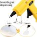 REIDEA Mini Hot Glue Gun Fast Heating for DIY Arts & Crafts - Home Repairs - Card, Plastic, Wood, Glass & Fabric - Yellow - Buy Online on GoSupps.com
