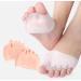 ALINZO Toe Separators - Bunion Corrector for Women & Men | Orthopedic Relief for Hallux Valgus | 4pc Set for Day & Night Support (Transparent) - Buy Online on GoSupps.com