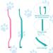 Wheeleroa Cat Toothbrush Set - 2 Double-Sided Brushes for Deep Cleaning Kittens & Cats | Microba Head & Curved Handle | Green & Pink Accessories - Buy Online on GoSupps.com