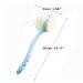 JAMSTONE 2-in-1 Shower Body Brush with Long Handle - Blue | Dry Brushing for Lymphatic Drainage & Exfoliation - Buy Online on GoSupps.com