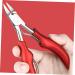 Housoutil 1pc Nail Clippers Cuticle Nippers Scissors Nail Painting Tools Round Nose Pliers Jewelry Making Pliers Fingernail Kit Nails Metal Toe Stainless Steel Manicure Red Fixture - Buy Online on GoSupps.com