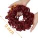 Dark Red Messy Bun Hair Piece Set for Women - Thick Updo Scrunchies Ponytail Hair Extension Accessories (2 PCS) - Buy Online on GoSupps.com