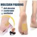 Moleskin Padding for Feet - 10 Pack with Adhesive Backing - Reduce Friction and Pain from Rubbing - Ideal for Boots and Hiking - Buy Online on GoSupps.com