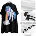 Rainbow Vomiting Unicorn Barber Cape | Adjustable Snap Hair Cutting Apron for Adults - Fun & Functional Salon Gear - Buy Online on GoSupps.com