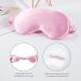 Buy Silk Sleeping Masks - 2 Pack Adjustable Eye Masks for Women | Travel & Nap Sleep Masks in Pink & Purple - Buy Online on GoSupps.com