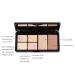 6-In-1 Color Correcting Concealer Contour Palette for Dark Circles & Blemishes with 2 Brushes - Buy Online on GoSupps.com