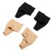 2 Pairs Cover Bunion Pads Big Separator Sleeves Big Protectors Foot Cover Bunion Bunion Protector Toe Separators Spacers Sandals for Bunions Sock Boots Man 10X7cm Assorted Color