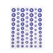 Self-adhesive Design for Nail Salons Easy to Apply Lucky Blue Colorful Evil Eye Nail Sticker Eye Evil Nail Art Sticker 3D Nail Decals(WG841)