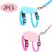 Filhome 2 Pack Adjustable Rabbit Bunny Harness and Leash Set with Wings Vest Harness for Rabbit Ferret Bunny Kitten Guinea Pig Walking Neck Girth: 6.3" 10.63" Chest Girth: 7.87" 13.78" - Buy Online on GoSupps.com