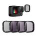 TELESIN 4-Pack Lens Filter CPL ND8 ND16 ND32 Compatible for GoPro Hero 11 Hero 10 Hero 9 Black, Neutral Density and Polarizing Lens Filter Kit Lens Protector for Go Pro 11/10/9 Accessories CPL+ND 8/16/32