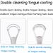 Buy Premium Tongue Cleaner - Bacteria Inhibitory Tongue Scraper & Brush Odorless 15x3.3cm | Best Oral Hygiene Tool - Buy Online on GoSupps.com