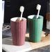 Whale Mouthwash Toothbrush Cup - Unbreakable Bathroom Tumbler with Easy Grip - 360ML Capacity (Green & Brown) - Buy Online on GoSupps.com