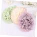 18 Pcs Bathing Accessories Set - Bath Sponge Flower Puff & Bubble Net for Ultimate Relaxation - Buy Online on GoSupps.com