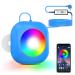 Lylmle 10W LED pool lights 12V smart color changing underwater lights with app control dimmable timer schedule IP68 Magnetic pool pool lighting with 8m cable for installation pools Blue 10W