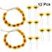 Angoily 4 Sets Hair Barrettes Hair Clip Tiara Sunflower Headband Headress Headgear Seaside Wreath Beach 1 count (Pack of 1) Yellowx2pcs - Buy Online on GoSupps.com
