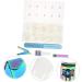 VINTORKY 1 Set Nail Set Kit De Manicura Cosmetology Kit Nails Nail File Strips Acrylic Nail Tips Fake Nail Trimming Supplies Manicuring Tools Manicure Clippers Fingernail Full Cover Plastic 13X7cm Assorted Color 3 - Buy Online on GoSupps.com