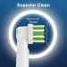 Replacement Toothbrush Heads for Oral B Braun Pro 1000 & 1500 - 4PC Electric Brush Heads for Cross Floss Sensitive 7000 & 5000 Compatibility - Buy Online on GoSupps.com