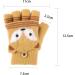 Toddler Kids Puppy Flip Top Half Finger Gloves | Ages 3-8 Yrs | Fox/Yellow - Buy Online on GoSupps.com