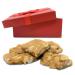 Delicious Handmade Gourmet Peanut Brittle in Red Gift Box - 16 Oz | Perfect for New Year's, Father's Day, Mother's Day, Anniversary | By Its Delish - Buy Online on GoSupps.com