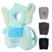 Okydoky Baby Safe Protector Cushion & Baby Knee Pads for Crawling Toddlers Safety Pad Cushion Adjustable Backpack Baby Back Protection for Walking & Crawling Cute Elephant (CA)