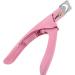 Professional Rustproof Nail Clipper for Acrylic False Nails - Pink - Buy Online on GoSupps.com
