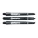 RED DRAGON Crossfire Carbon Stems - 2 Sets per Pack (6 Stems in Total) Short