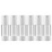 LONGWAY 1 Oz (30ML) Empty Refillable Airless Pump Bottle,Travel Foundation Containers,Airless Cosmetic Pump Bottle for Hand Sanitizer, Toner,Gel,Hair Oil, Lotion and Face Cream (Pack of 6, Frosted)