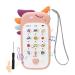 Bougpeng baby phone musical toys baby toys smartphone toys for children from 6 months telephone toys gift with songs sounds text and flashing lights