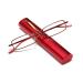 Hubeye portable metal reading glasses flexible light vision feather hinge classic unisex reading aid glasses with case 3.50 red 3.5 dioptria