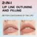 Young Vision Gourd-Shaped Liquid Lipstick & Lipliner - Nude Matte Shades | International Shipping Available - Buy Online on GoSupps.com