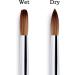 Yangyou 2Pc Rose Gold Kolinsky Sable Acrylic Nail Brush with Liquid Flow Glitter Nail Art Brush for Nail Art Tool 10 - Buy Online on GoSupps.com