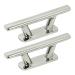 Aeafaryne 316 Stainless Steel 2pcs Boat Cleat 6/8/10inch Heavy Duty Open Base Marine Oval Mooring Cleat Bollard Cleat Dock Cleat Boat Mooring Accessories 6 inch