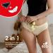 Relixa Period Undergarments - Bamboo Menstruation Hipsters for Women & Girls | 3-Pack (XS-6XL) - Strong Bleeding Support in Black Blue & Beige - Buy Online on GoSupps.com