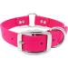 Regal Dog Products Dog Halfband waterproof for small medium -sized large dogs (pink) - collar for dogs with middle ring - dog collar for puppies medium -sized & large dogs small pink