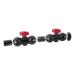 CAMVATE Dual Mini Ball Head Extension Arm with 1/4"-20 Male & Female Mounting Threads - 2138